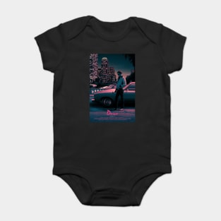 Drive Movie Poster Baby Bodysuit